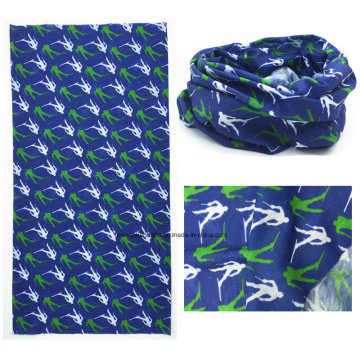 China Factory OEM Produce Customized Logo Printed Polyester Microfiber Multifunctional Scarves Buff